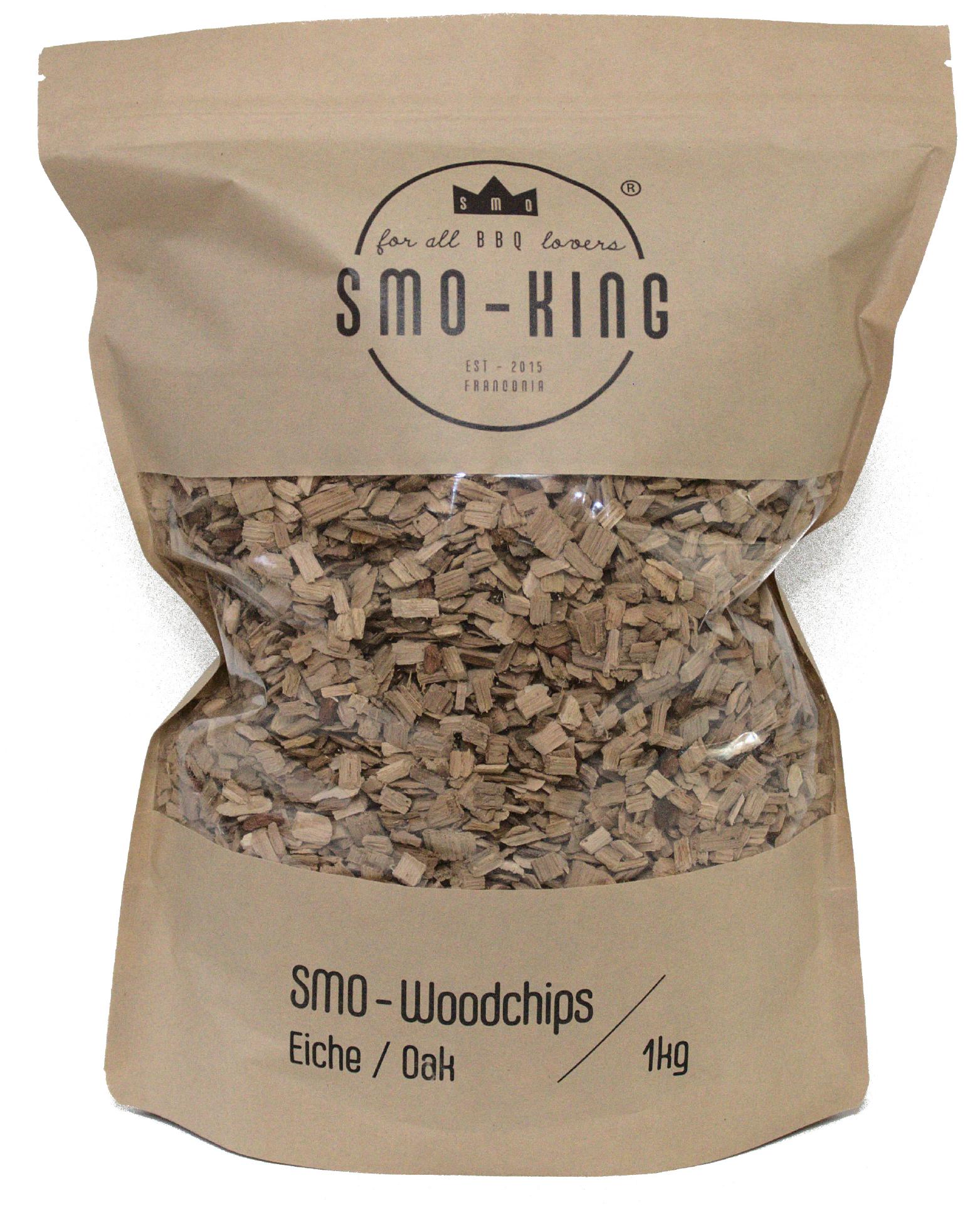 Bundle de fumage Smo-King Woodchips Smo-King Copeaux de Bois Chêne 1 kg