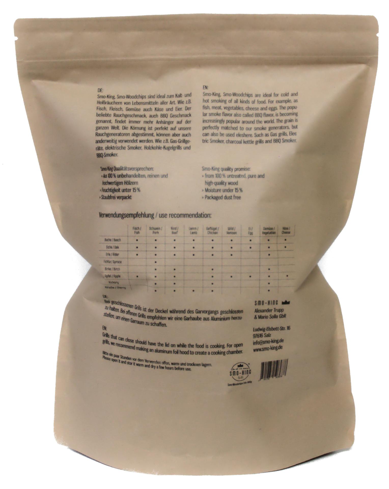 Smo-King Copeaux de Bois Aulne 800 g Smo-King Copeaux de Bois Aulne 800 g