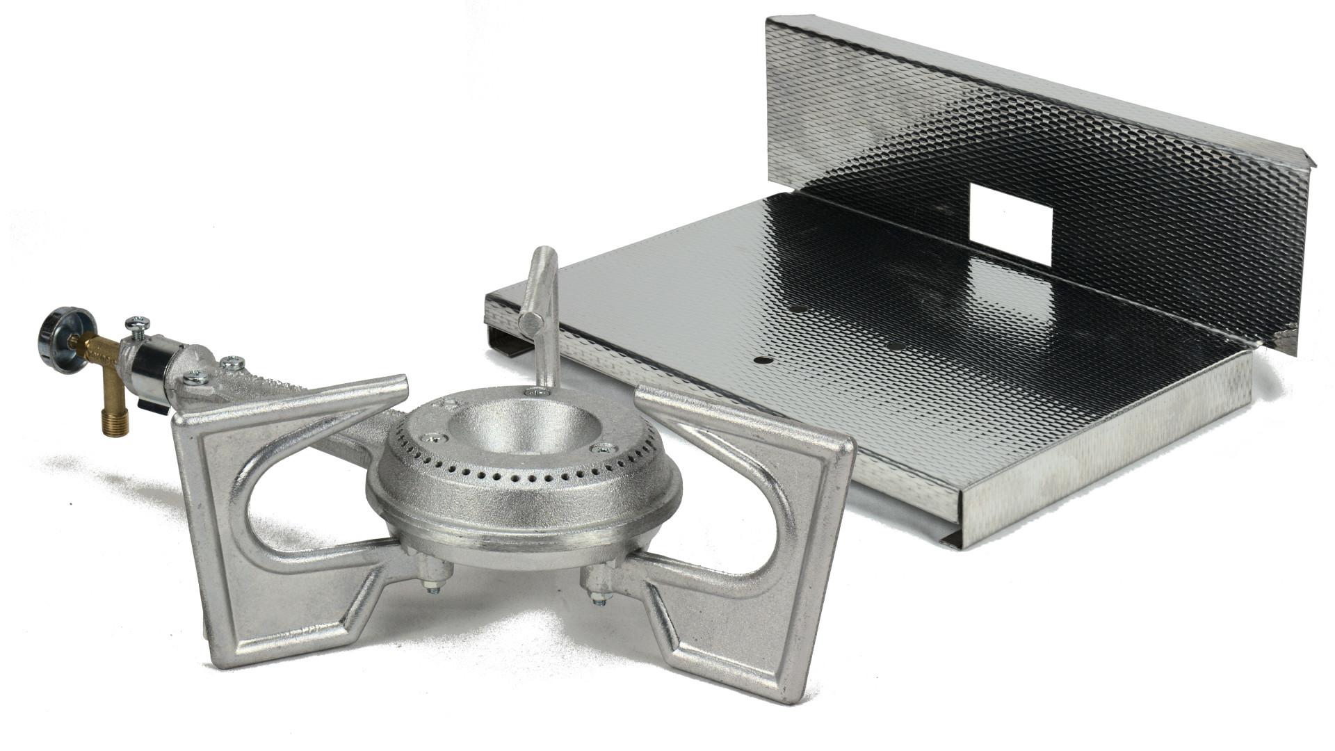 Feuille d'insertion pour cuiseur tabouret 4.2kW en acier inoxydable gaufré pour fumeur moyen Feuille d'insertion pour cuiseur de selles 4,2kW en acier inoxydable gaufré pour fumeur moyen avec cuiseur de selles 4,2kW sans réducteur de pression