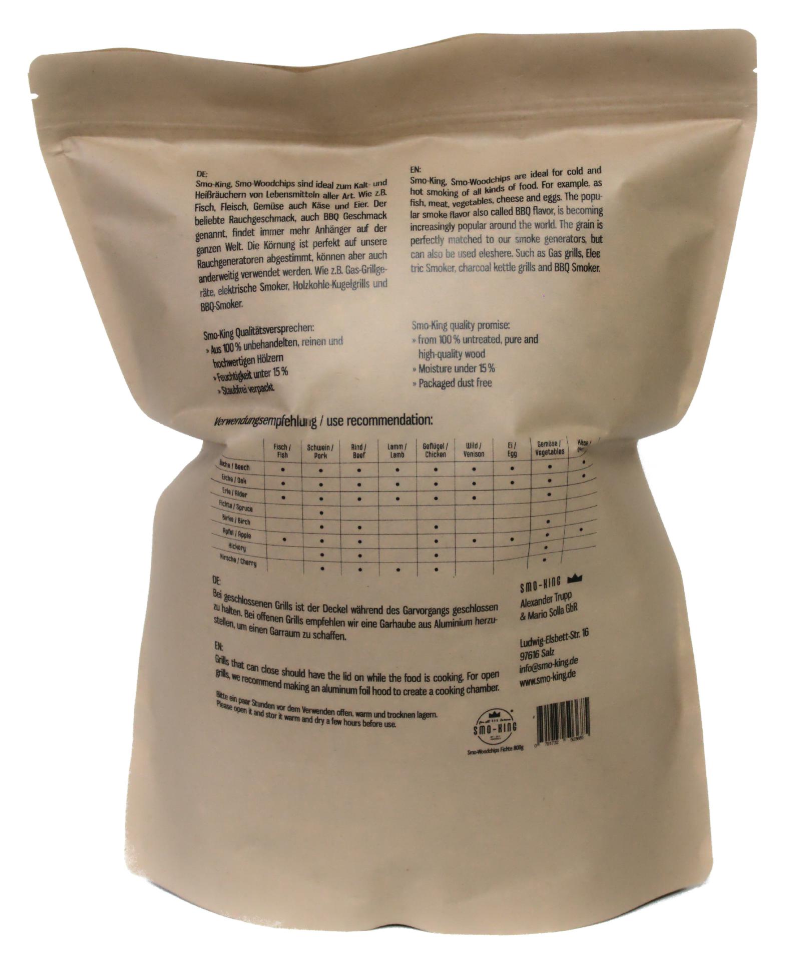 Copeaux de bois d'épicéa Smo-King 800 g Copeaux de bois d'épicéa Smo-King 800 g