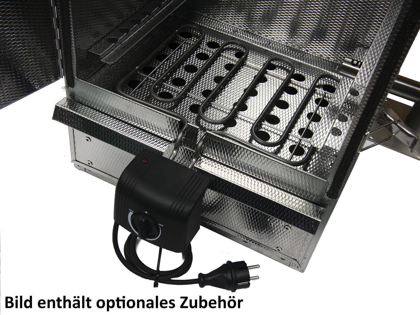 Smoker Medium isolé en acier inoxydable Cr gaufré + batterie Giga-Smo 4L