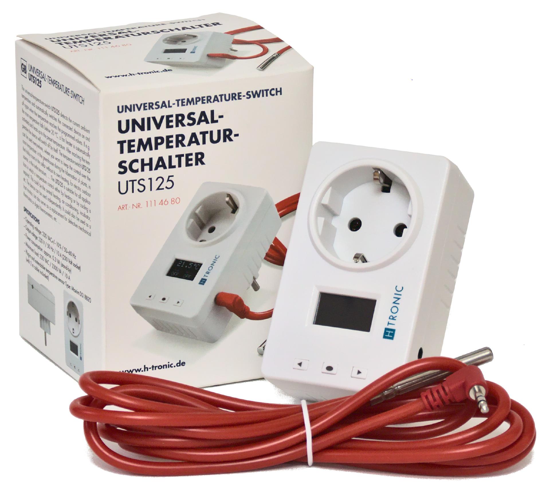 Interrupteur de température universel H-TRONIC UTS125 Interrupteur de température universel H-TRONIC UTS125