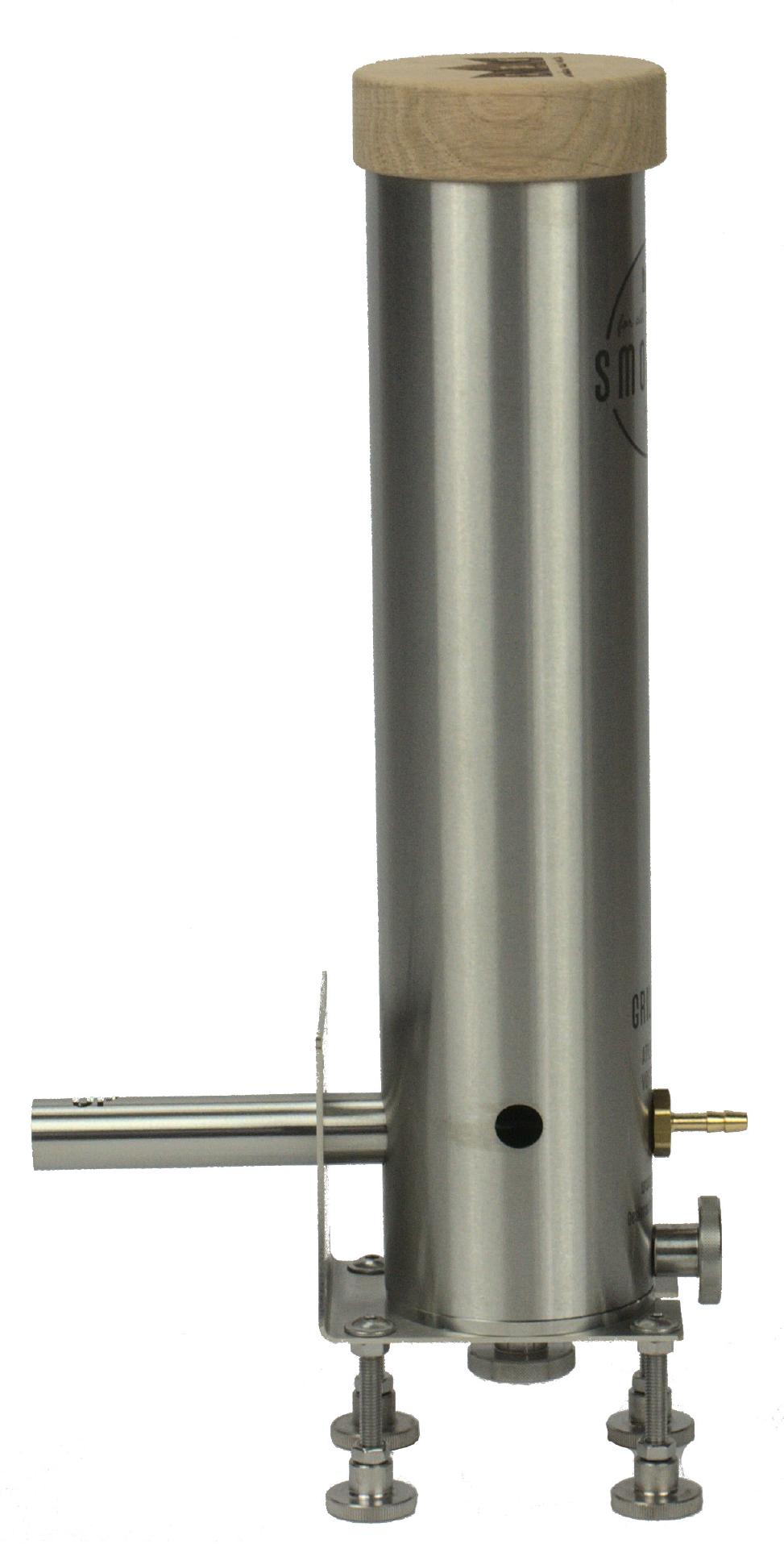 Générateur de fumée froide Smo-King GRILL-SMO 0,65 litres avec pompe à membrane 230 volts STARTER SET Smo-King WOK-SMO inkl. Kaltrauchgenerator GRILL-SMO 0,65 Liter STARTER-SET | batteriebetrieben | Thermometer