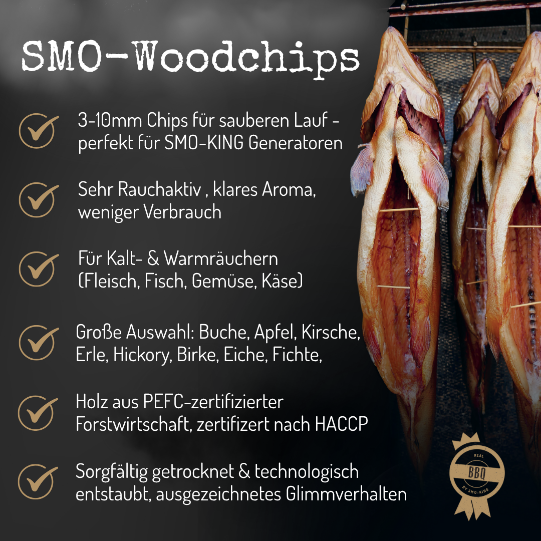 Copeaux de bois Smo-King Hickory en sac 14 kg