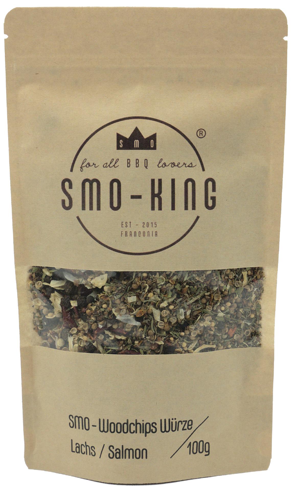 Smo-King Woodchips - Assaisonnement Saumon 100 g Bundle de chips de bois Smo-King au poisson