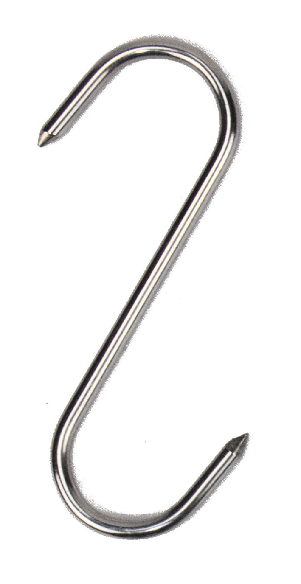 Crochet à Encens "S" Acier Inoxydable (Double Pointe) - Paquet de 10 Crochet à Encens "S" Acier Inoxydable (Double Pointe) - Paquet de 10